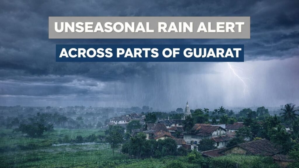 Unseasonal rain alert issued across parts of Gujarat as cloudy skies and sudden weather changes raise chances of rainfall (representative image).