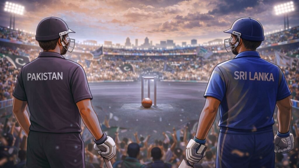 Pakistan vs Sri Lanka crucial Super 8 match in T20 World Cup 2026 with semi-final qualification at stake (representative image).