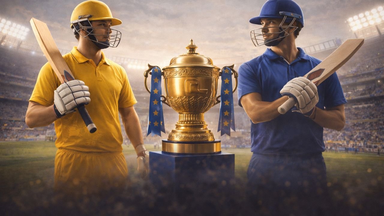 Fans attending IPL 2026 opening match with teams entering stadium and full crowd atmosphere